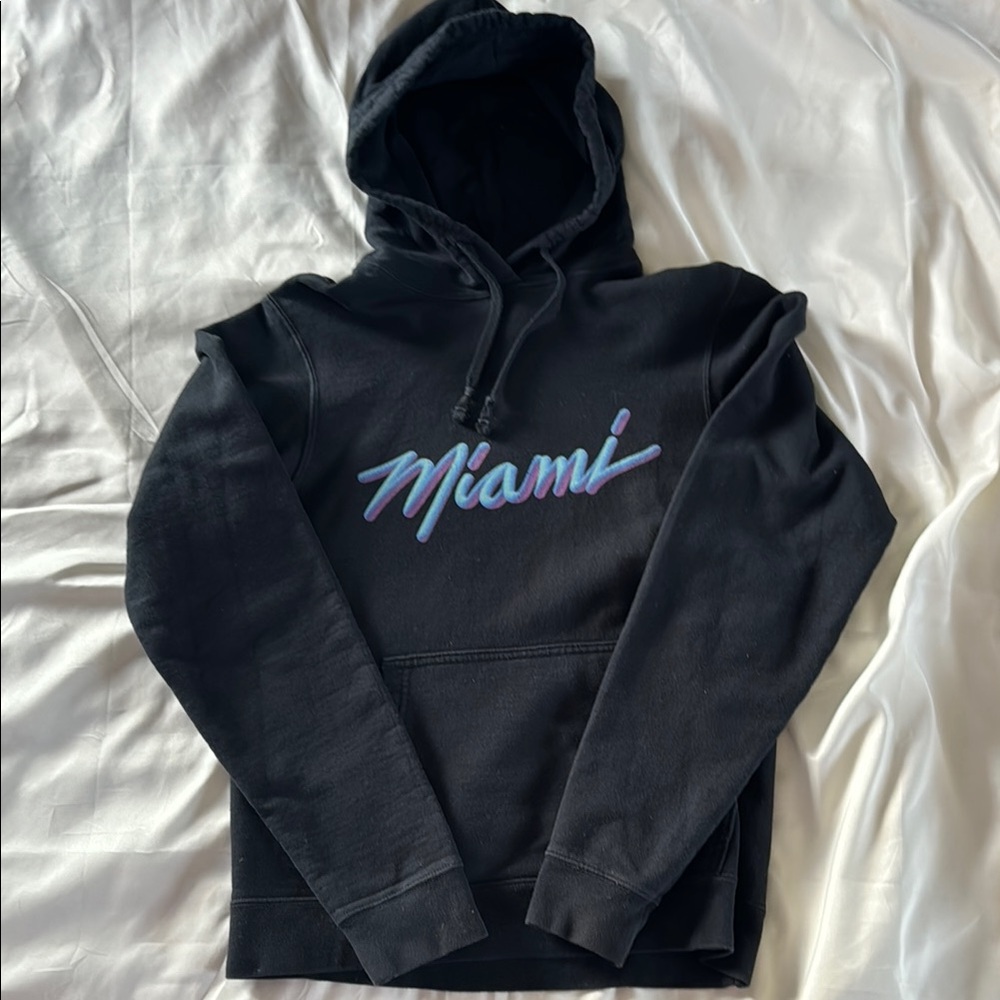Port and Company Black Miami Pullover Hoodie